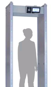 Quality 24 zones AB2400C LCD display walkthrough metal detector wholesale