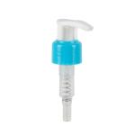 28/410 Sky Blue Left Right Clip Lock Lotion Pump Smooth Matte Plastic Lotion