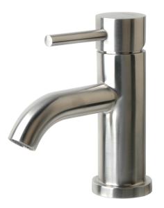 Quality 304 Stainless Steel Faucet Single Handle Face Wash Faucets Mixers Taps Brush Basin Faucets Vanity Tap wholesale