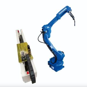 Quality 180KG Handling Robot Arm Yaskawa Motoman GP180 YRC1000 Controller With Linear Tracker wholesale