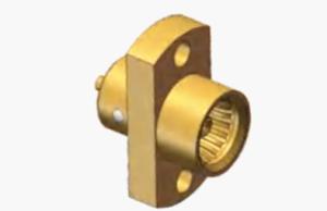Quality BMA Female Brass Flange Mount with Microstrip RF Coaxial Connector wholesale