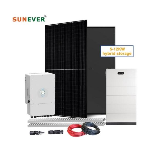 Output Frequency 50hz 5kw 6kw 8kw 10kw Hybrid Solar System Kit for Solar Power