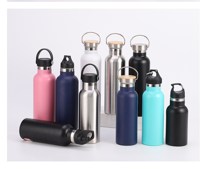 Vacuum Insulated Water Bottle Effortless One-Hand Operation Twist-Free No-Screw Design 36H Cold 18H Hot Retention With Pressure Release Valve
