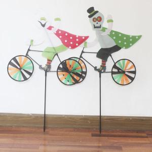 Quality Halloween Bicycle Windmill Yard Stake ghost wholesale