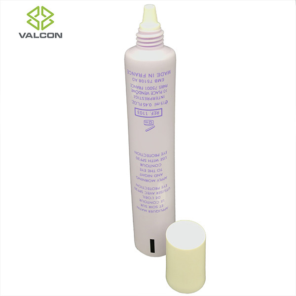 15 ML Diameter 19 MM Cosmetic Tube Packaging With White Cap For Serum
