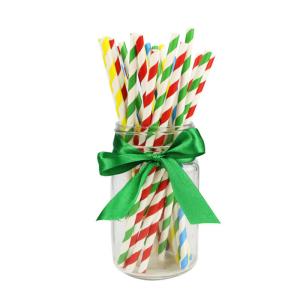 Quality 146mm Party Decoration Colorful Biodegradable Cocktail Straws wholesale