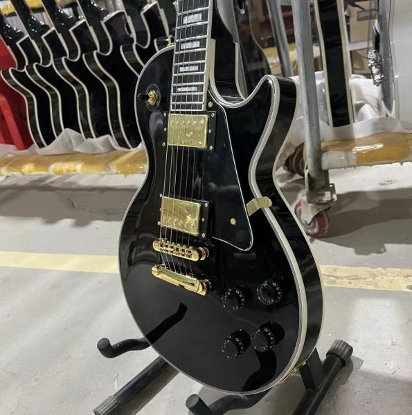 Custom GB Style LP Les Paul Electric Guitar, Mahogany Body, Ebony Fretboard,