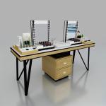 Exquisite Wooden Cosmetic Store Furniture Modern Various Shapes Available