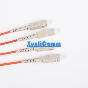 Quality Duplex Fiber Optic Patch Cord SC - SC High Stability Customized Length wholesale
