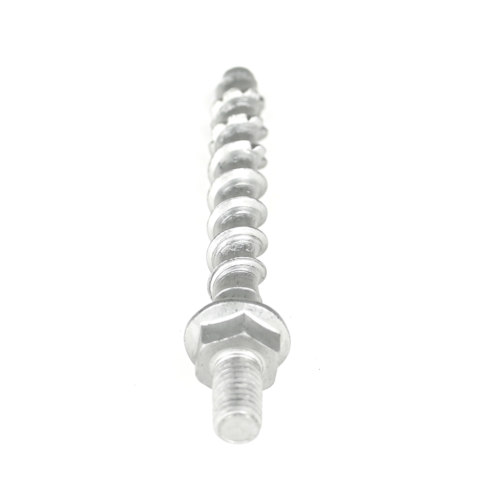 JIS Standard M8 Double Thread Hex Flange Head Self Tapping Concrete Ceiling Anchor Bolts