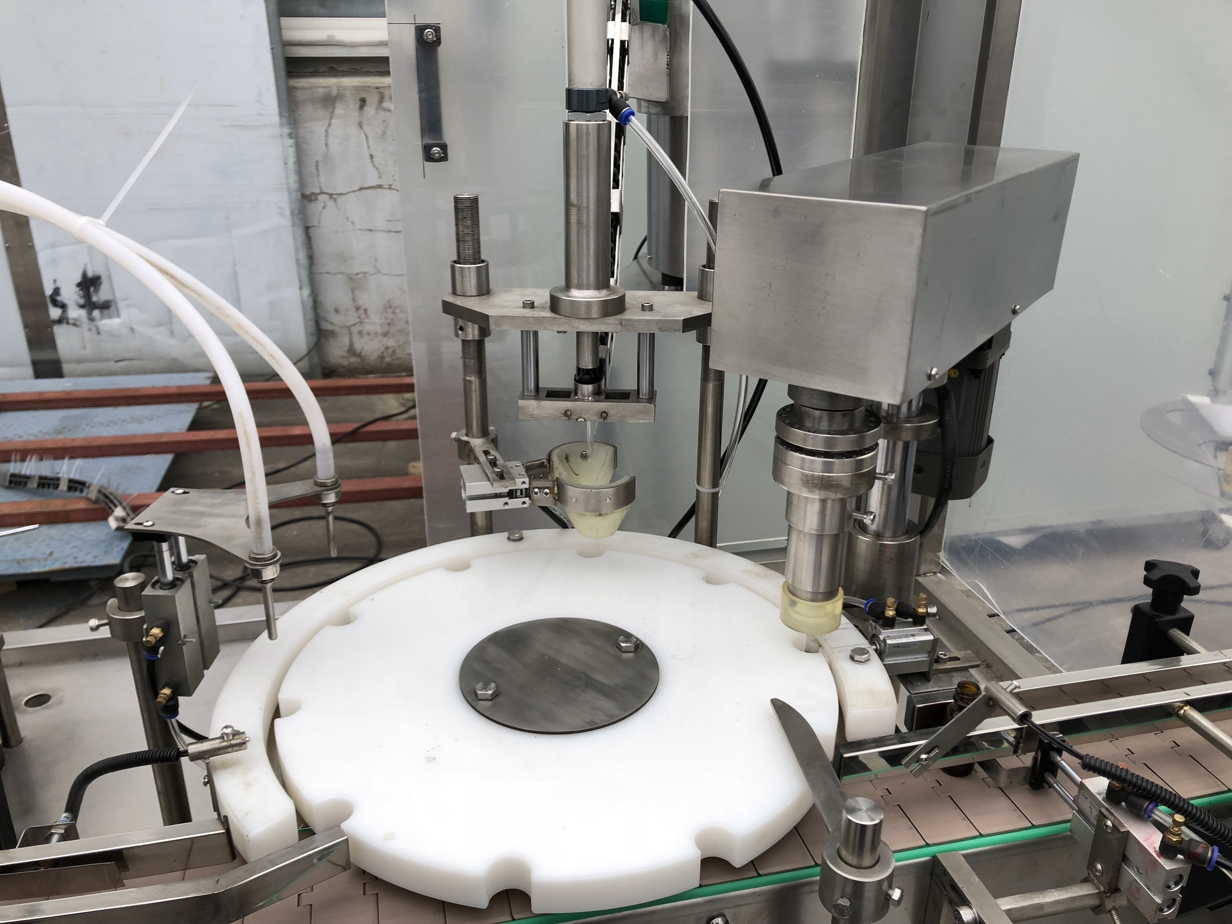 450kg Eye Drop Filling Machine / Oil Vaporizer Cartridge Filling Machine