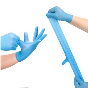 Quality ISO9001 11'' Inspection Disposable Nitrile Gloves Powder Free Large wholesale