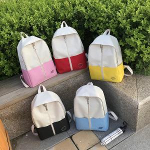 Quality Schoolbag nansen is wearing a small fresh canvas backpack for high school students in ulzzang, harajuku wholesale