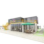 Galvanized Steel Square Tubes Main Structure for Custom Hotel Container House