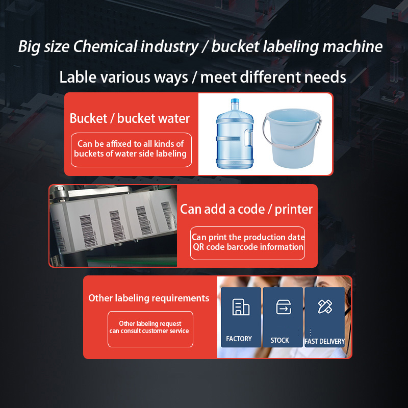 Labeling Machine for Commodity Customized Two Sides and Top Label Applicator Included