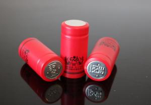 Quality Red pvc heat shrink cap seal for wine bottle, pvc shrink capsules for red wine bottle wholesale