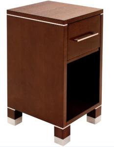 Quality Wooden hotel furniture stone top night stand/bed side table NT-0007 wholesale