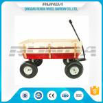 Various Colors Garden Utility Cart Wagon Steel Mesh Bed 150kg Load Capacity