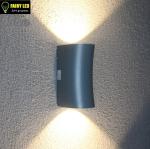 Outdoor IP65 Waterproof Twin-head COB LED Wall Light 20W for Hotel Lighting