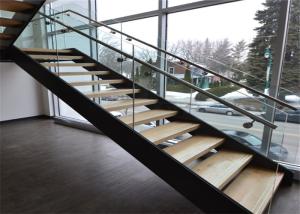 Quality Modern Straight Contemporary Wood Stairs wholesale