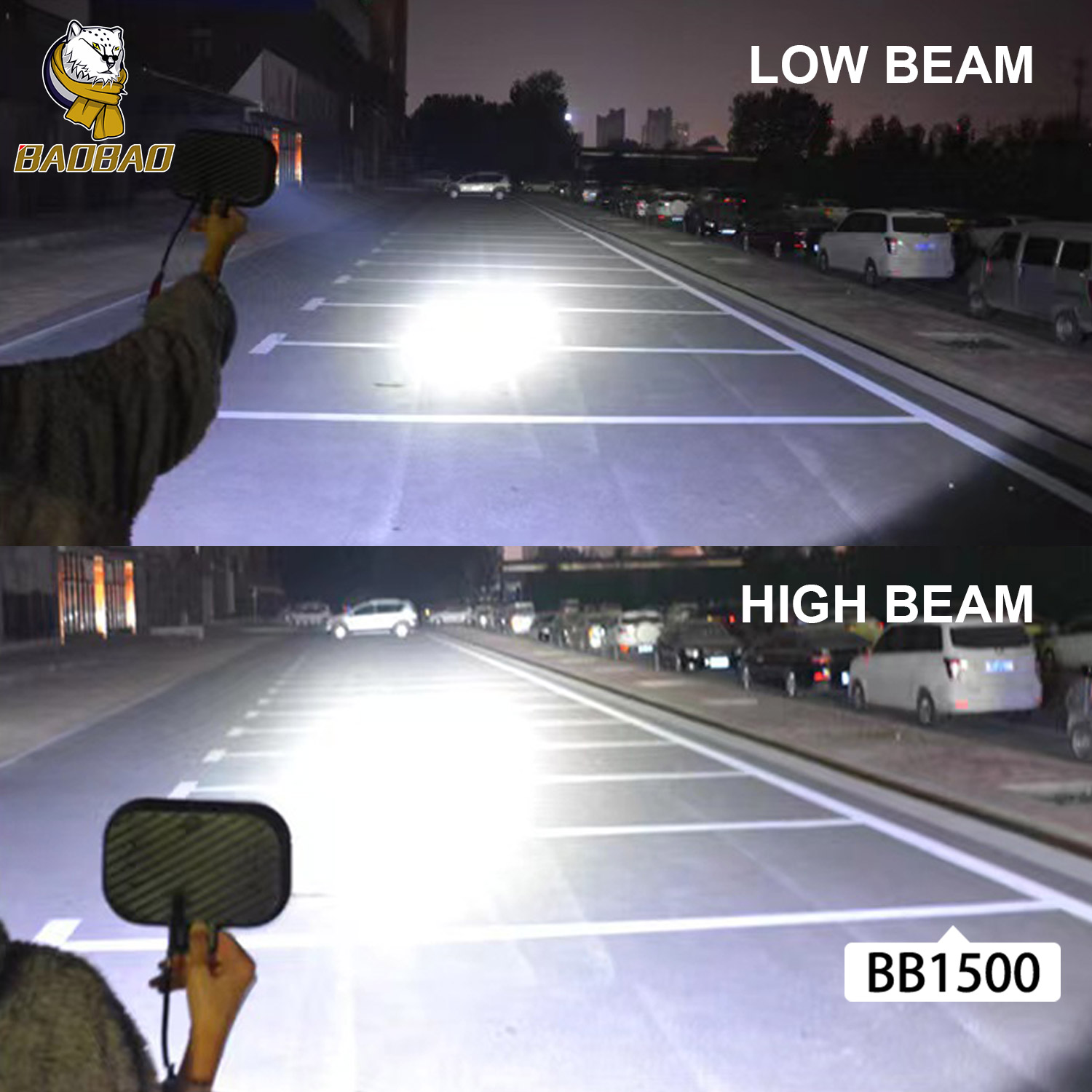 3 Inch 4 Inch 5 Inch White Light Square LED Work Lights For Offroad