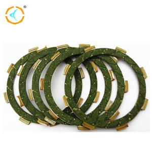 Quality 125cc Motorcycle Spare Parts / Green Rubber Material Motorcycle Clutch Plate wholesale