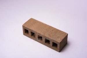 Quality Different Textures Extruded Clay Hollow Blocks With 5 Holes wholesale