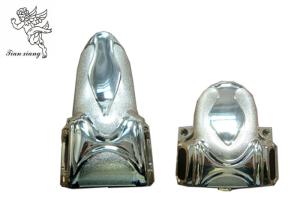 Quality Funeral Decoration Casket Corners 5# With Metal Bar Silver PP New Material wholesale