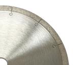 Continuous Rim Diamond Marble Cutting Blade Hot Pressed Sintered Wear Resistance