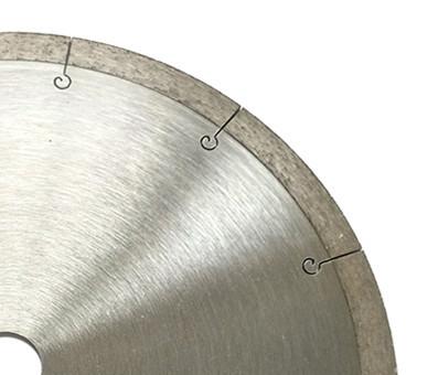 Continuous Rim Diamond Marble Cutting Blade Hot Pressed Sintered Wear Resistance