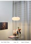 Bauhaus Pendant Light Retro Dining Room Hanging Light Cream Custard Tart Light