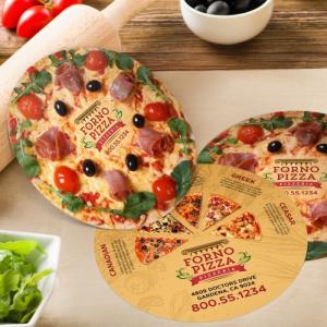 Quality Round Restaurant Brochure Flyer Printing Cosmetic Flyers Printing Service wholesale