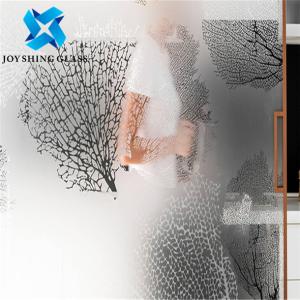 Quality Decorative Acid Etched Glass 3mm-19mm Thick Art Frosted Glass wholesale