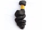 Black Human Hair Extensions Weave , Natural Shine Remy Human Hair Weave