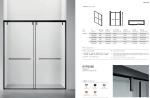 304 Stainless Steel, Bathroom Shower Room,Double Sliding Door
