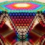 Kellin Neodymium Magnetic Ball Colorful Magnetic Sculpture Balls for Intelligenc