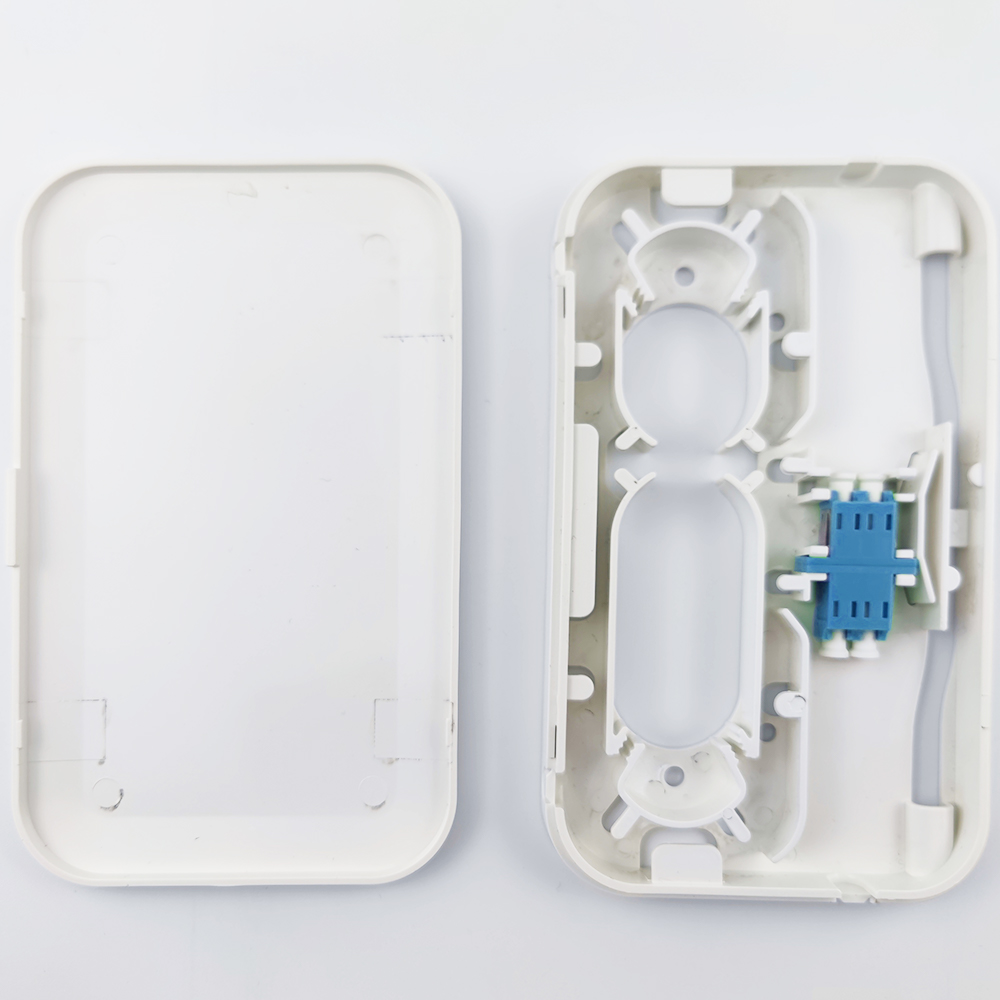 FTTH Network Wired LAN Plastic Fiber Optic Faceplate Socket Panel 1 Core Indoor Product