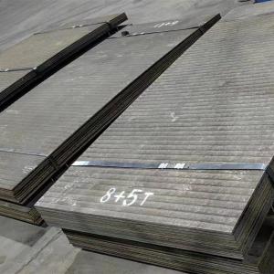 Quality 10+4 NM500 ASTM Hardfacing Wear Plate Composite Steel Plates Cladding Wear Plate Chrome Carbide Overlay wholesale