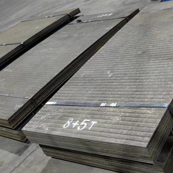 10+4 NM500 ASTM Hardfacing Wear Plate Composite Steel Plates Cladding Wear Plate