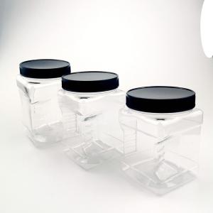Quality Shatterproof Kitchen Countertop 500ml Plastic Food Jars wholesale