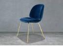 Quality Upholstered 84cm Tall Fabric Dining Room Chairs Contemporary wholesale