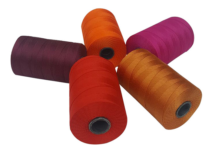 Leather Waterproof Synthetic Sewing Thread , Polyester Sewing Thread Pp Twine
