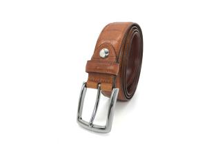 Quality Classic Croc Print Golf Cow Leather Belt For Men With Nickel Pin Buckle 35mm Wide wholesale
