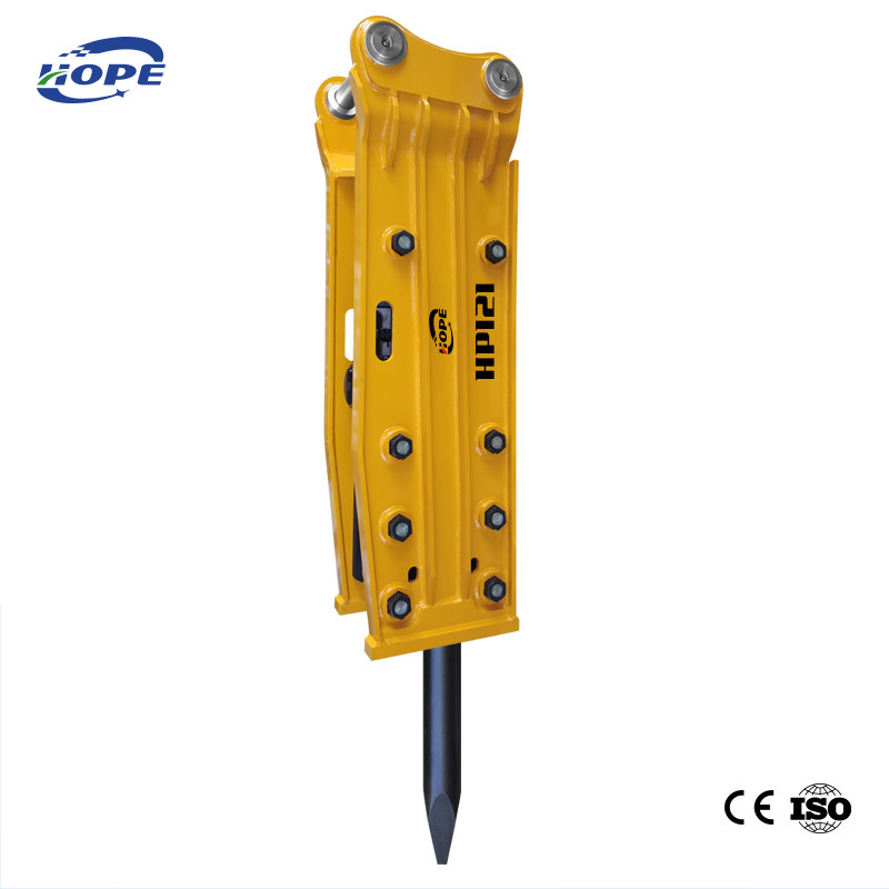 Komatsu Digger Hydraulic Rock Breaker Attachment Alloy Steel 10-15 Ton100