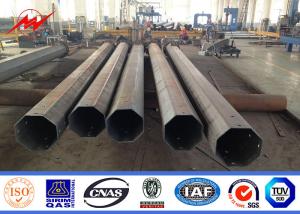Quality Hot Dip Galvanized Steel Philippines Metal Utility Poles For Utility Transmission Line wholesale