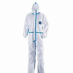 Quality Hospital Breathable Chemical Disposable Protection Suit With Elastic Cuffs wholesale