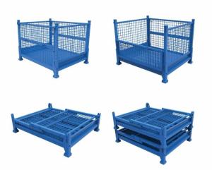 Quality Galvanized wire mesh container warehouse equipment cage metal storage wholesale