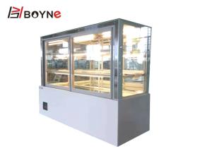 Quality R134A Cake Display Showcase Three Layer Front Sliding Door Fan Cooling wholesale