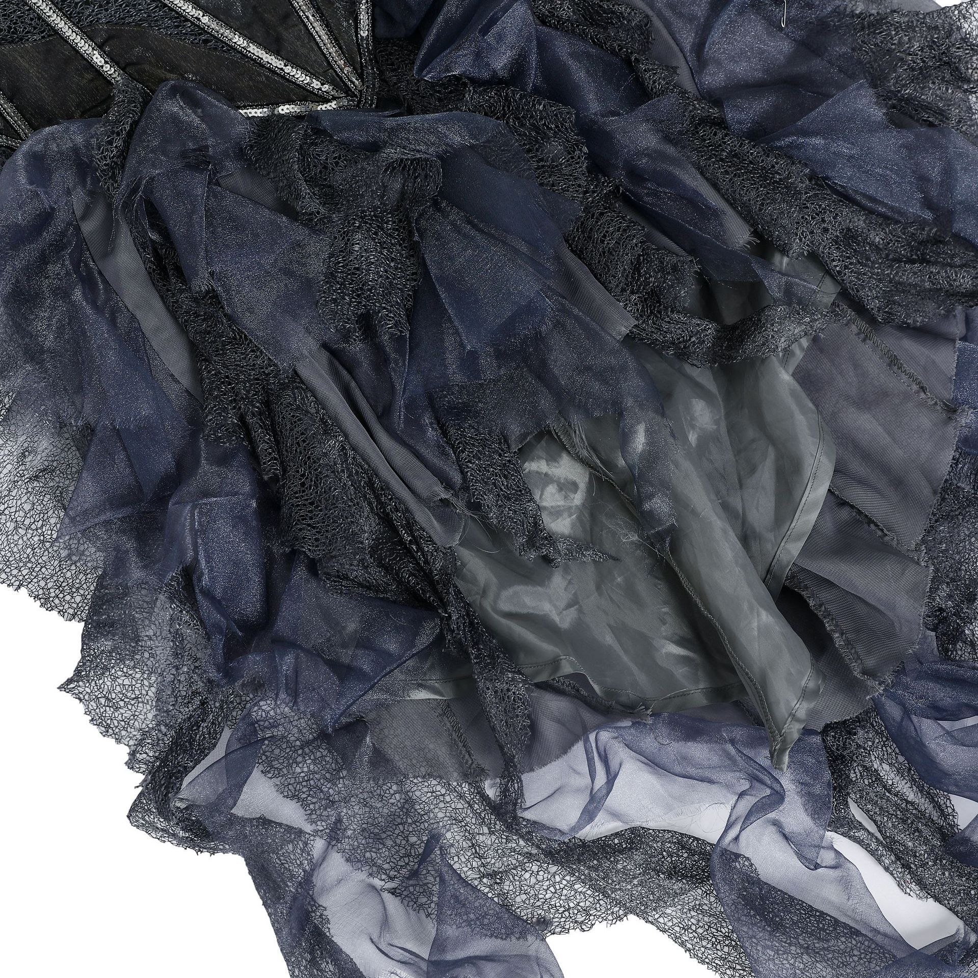 Adults Halloween Costume Dark Angel Cosplay Wings Stage Walk Evil Feather Waist Dress Prop Set