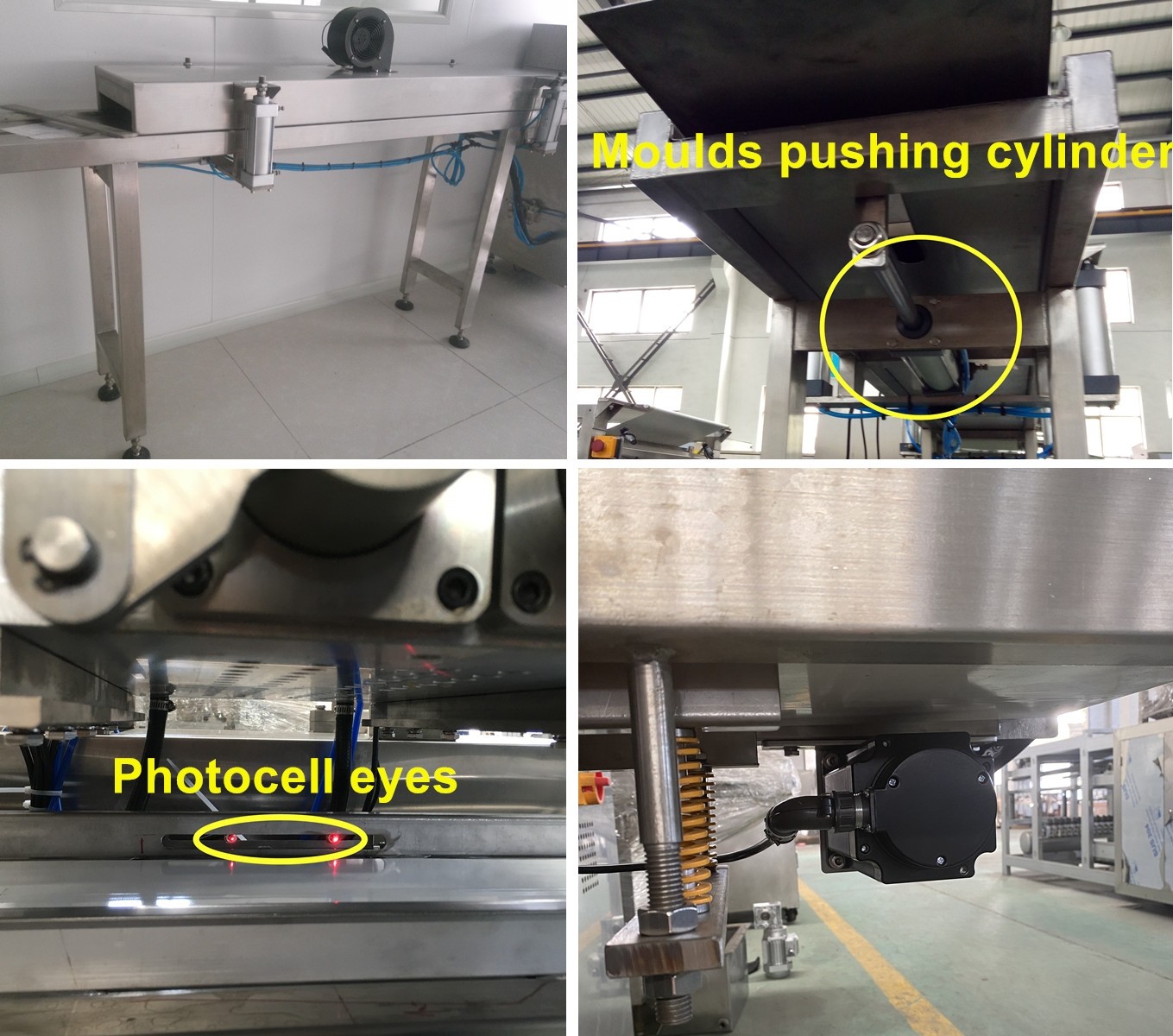 Chocolate Bar 200kg Chocolate Moulding Machine